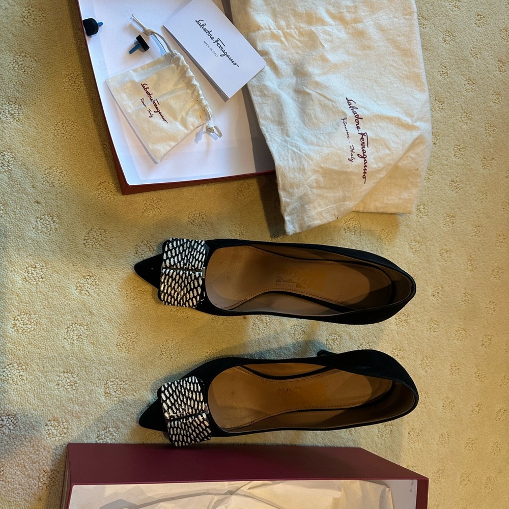 Salvatore Ferragamo Heels - Reptile